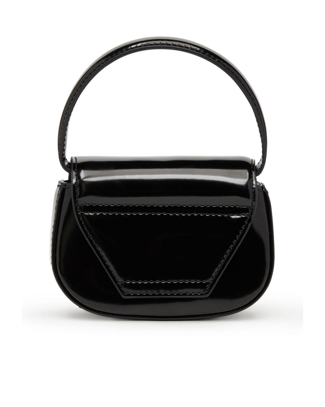 DIESEL Black 1Dr-Xs-S Iconic Logo Detailed Mini Tote Bag