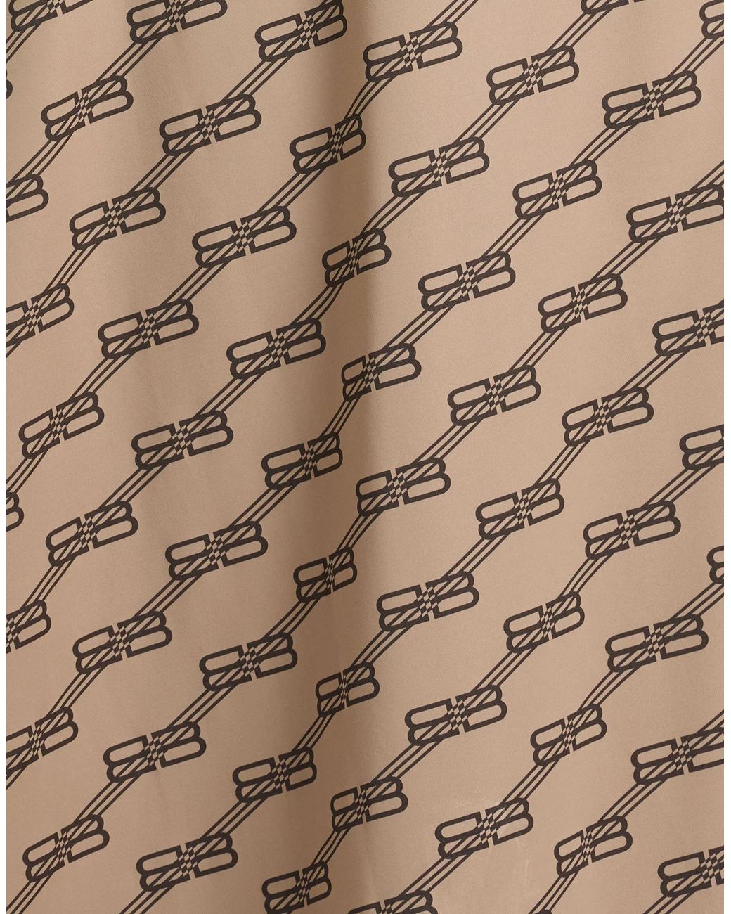 Balenciaga Natural Logo Lace-Up Skirt