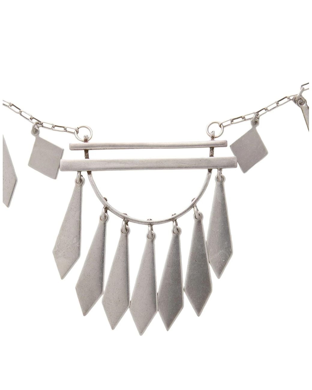 Isabel Marant White Metal Necklaces
