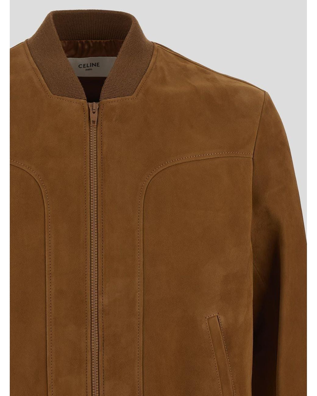 Céline Brown Boule Blouson Jacket for men