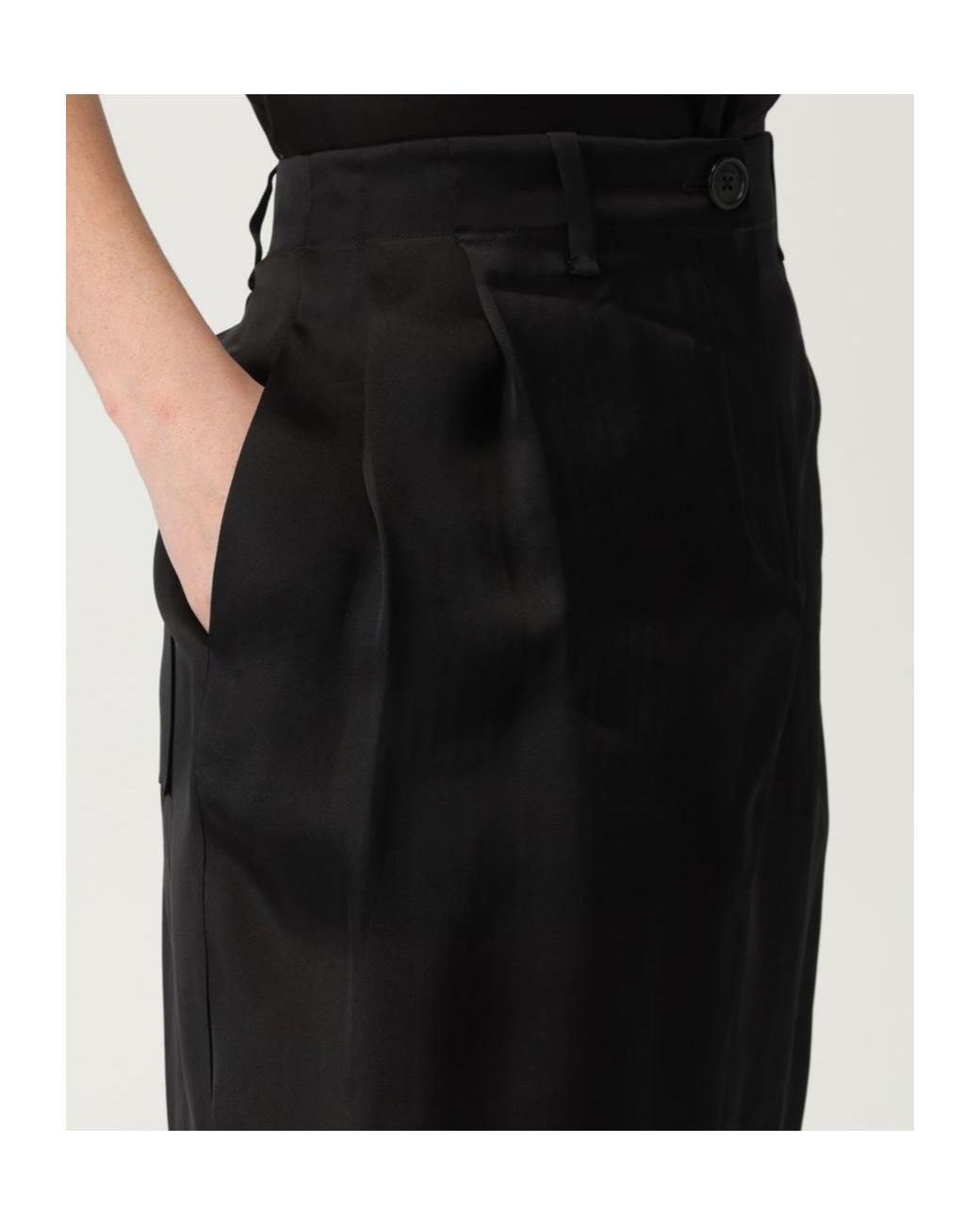 Khaite Black Lucian Maxi Skirt