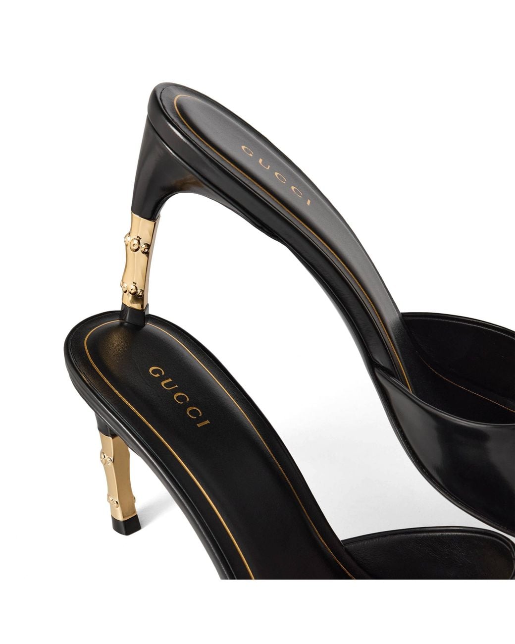 Gucci Black Bamboo Mule