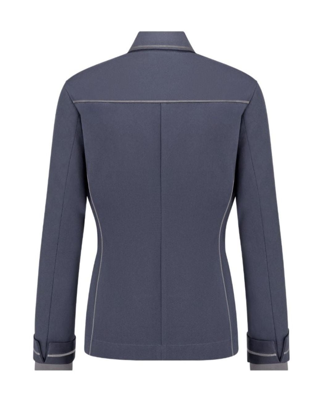 Dior Blue Homme Long Sleeved Belt Detail Jacket for men