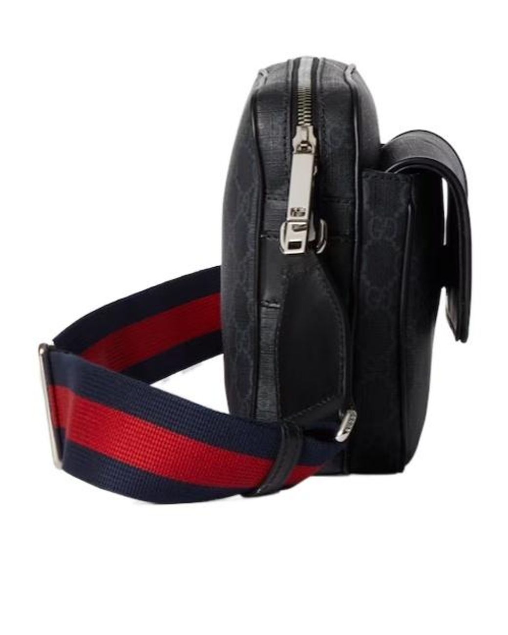 Gucci Black Small Gg Crossbody Bag for men