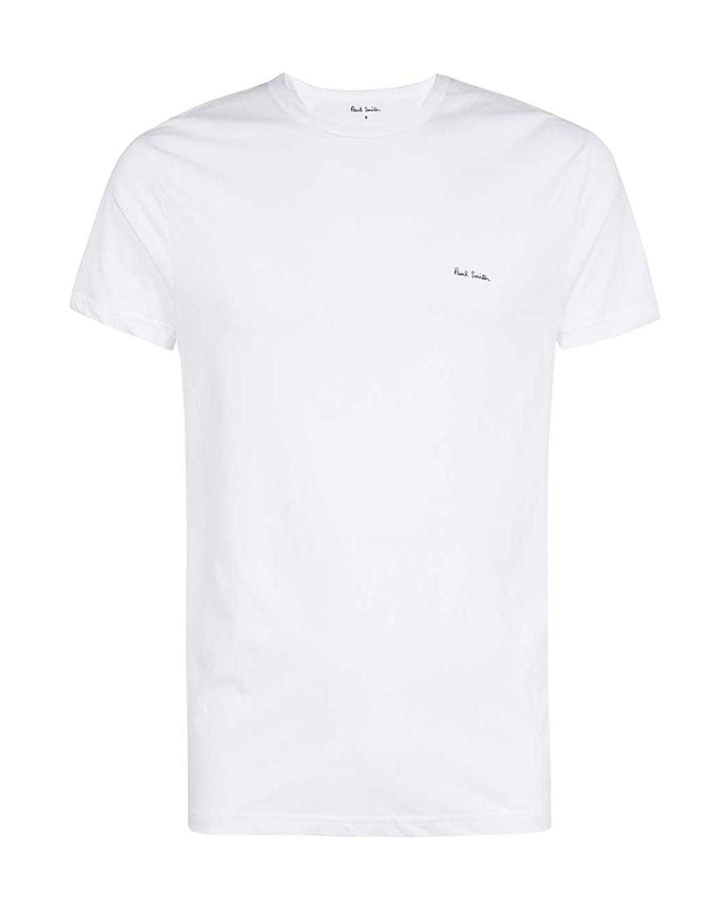 Paul Smith White 5 Pack Crewneck T-Shirt for men