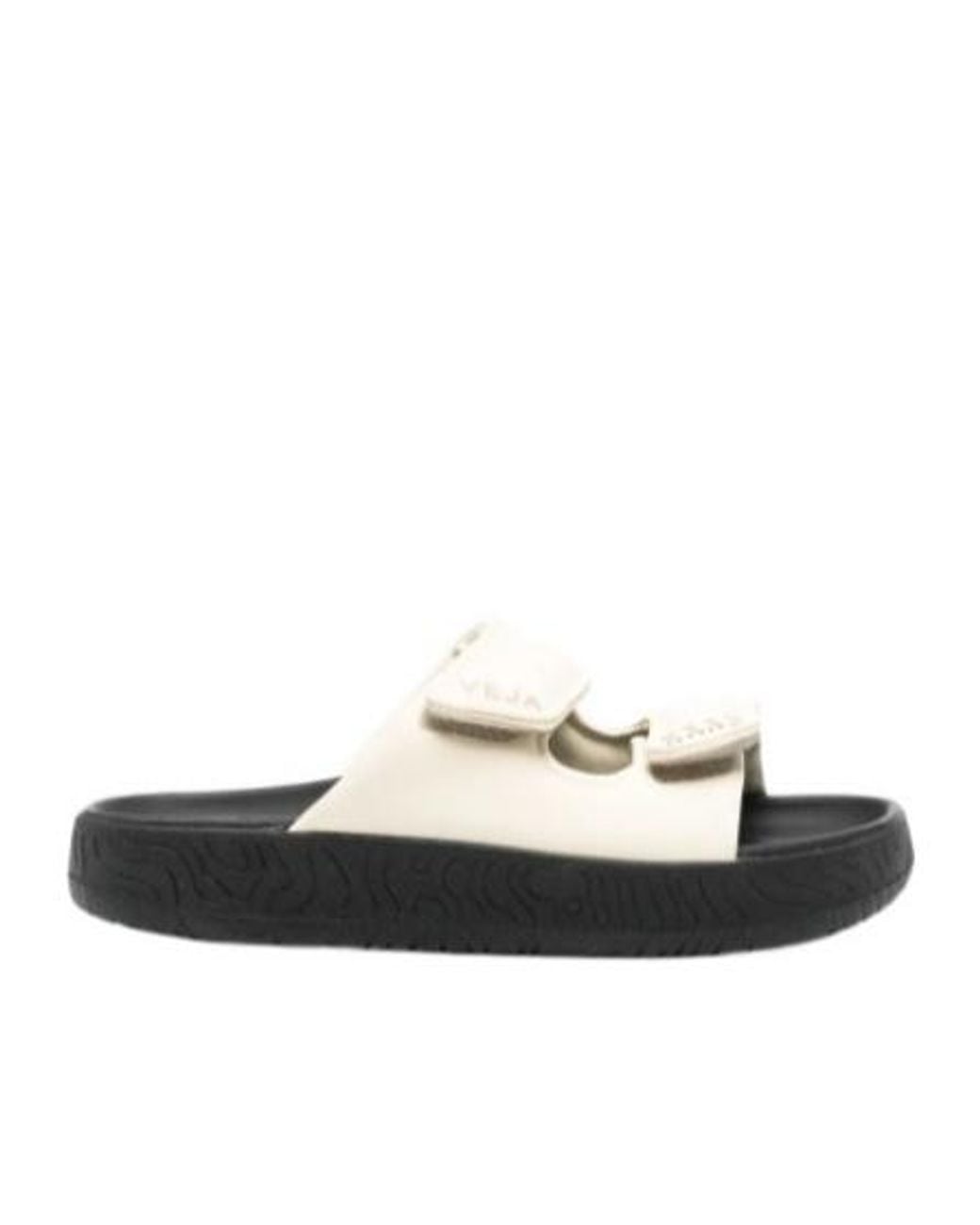 Veja White Etna Bold Double-Strap Slides