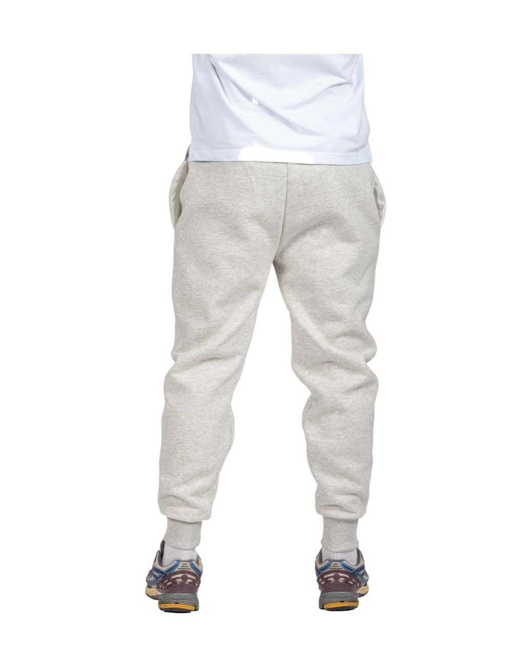 PODHIO White Drawstring Active Track Pants for men