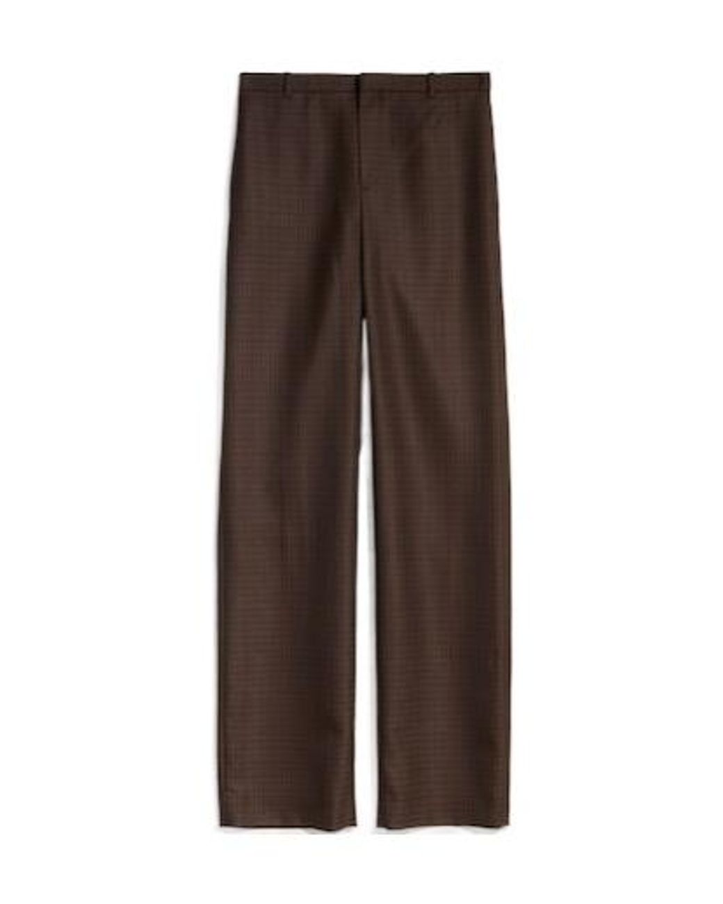 Gucci Black Gingham Polyester Wool Pants