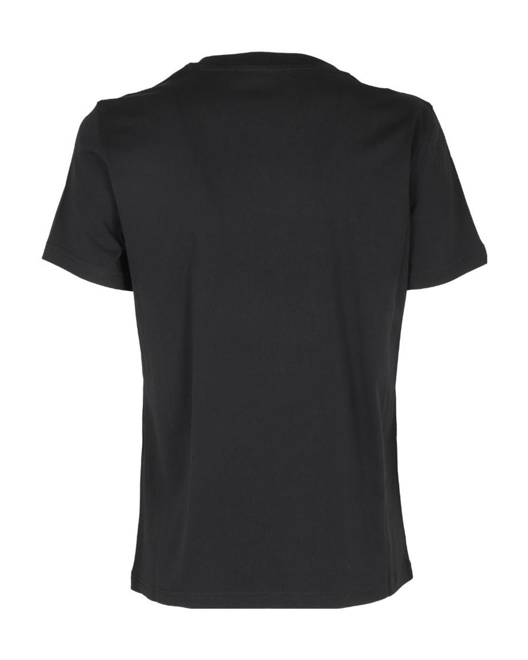 Moschino Black Teddy-Logo Print Organic Cotton T-Shirt