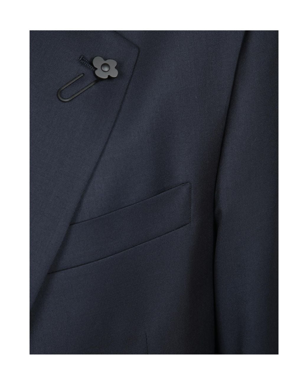 Lardini Blue Single-Breasted Tailored Blazer for men