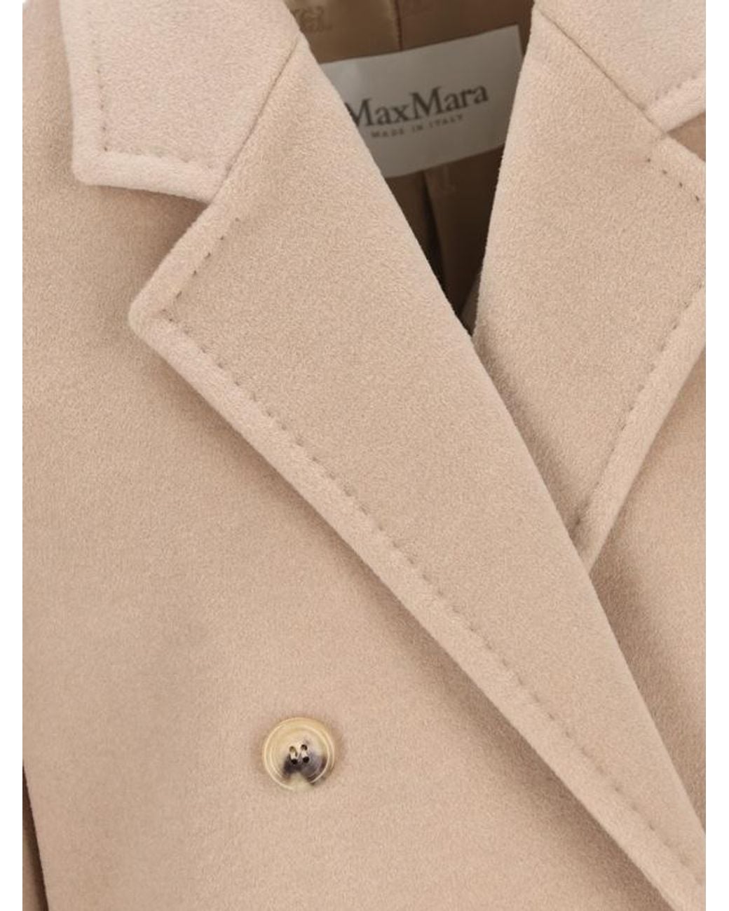Max Mara Natural Rebus Double-Breasted Coat