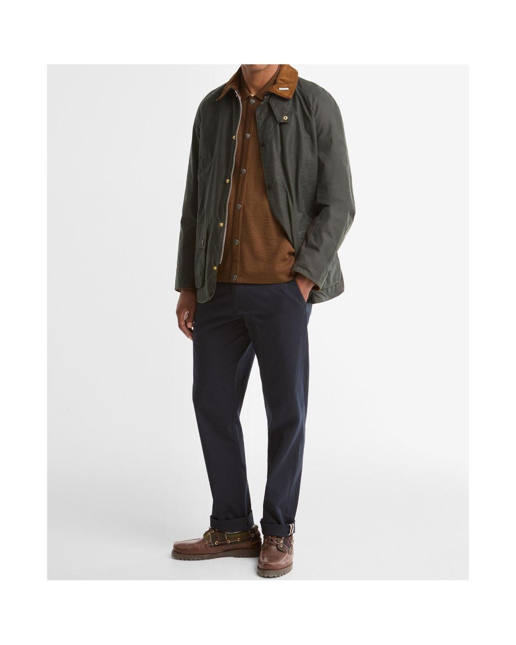 Barbour Black Waxed Field Jacket for men