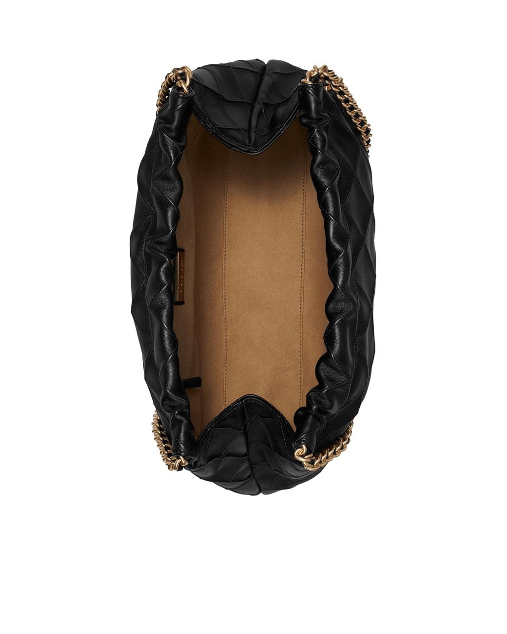 Tory Burch Black Fleming Drawstring Hobo Bag