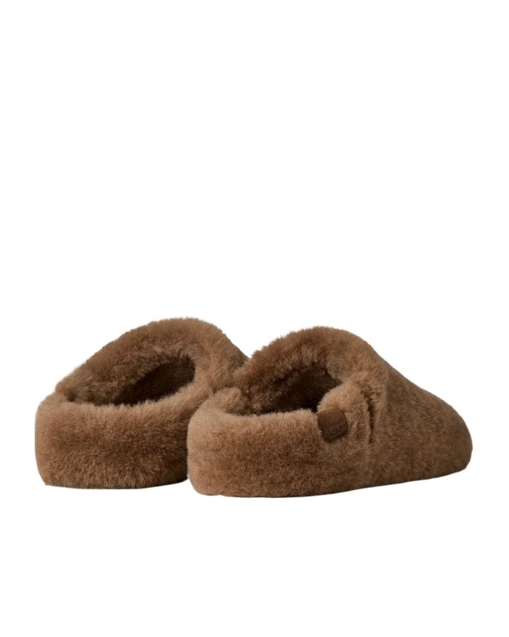 Ugg Brown Elea Fluffed Slip-On