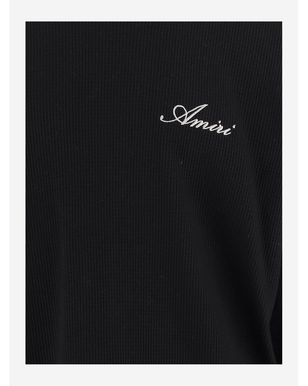 Amiri Black Graphic Logo Knitted Sweater for men