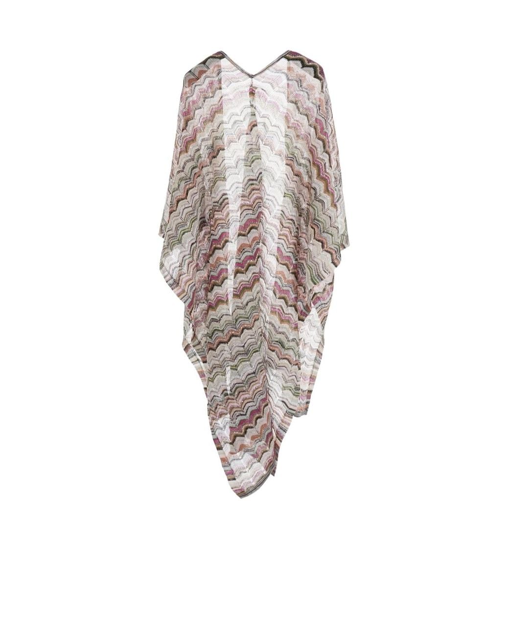 Missoni White Patterned Shawl