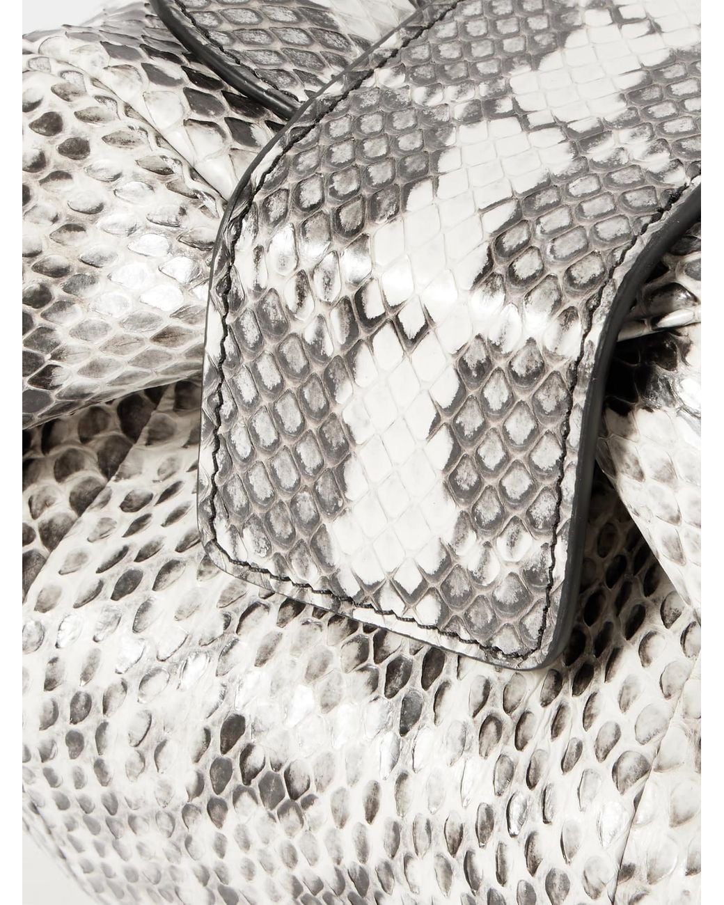 Gabriela Hearst Multicolor Soft Demi Snake-Effect Leather Clutch