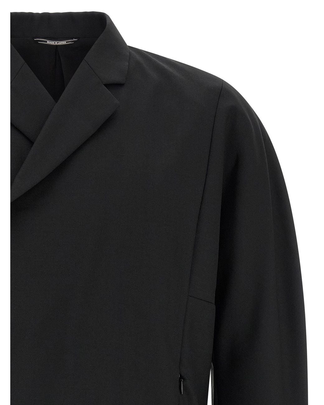 Kiko Kostadinov Black Vaals Asymmetric Blazer for men