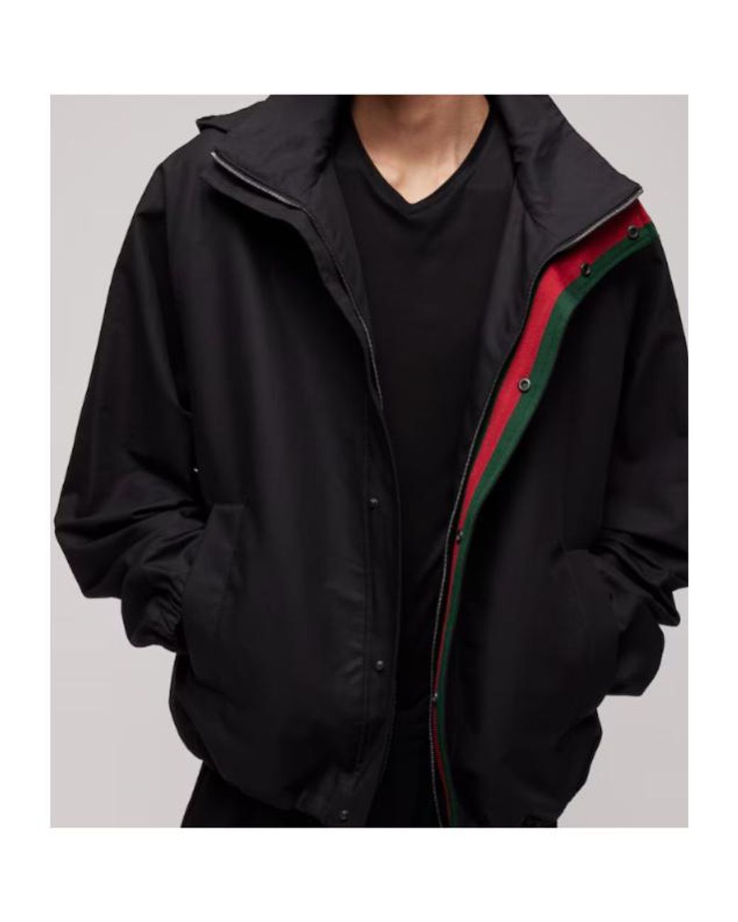 Gucci Black Spw Blouson Jacket for men