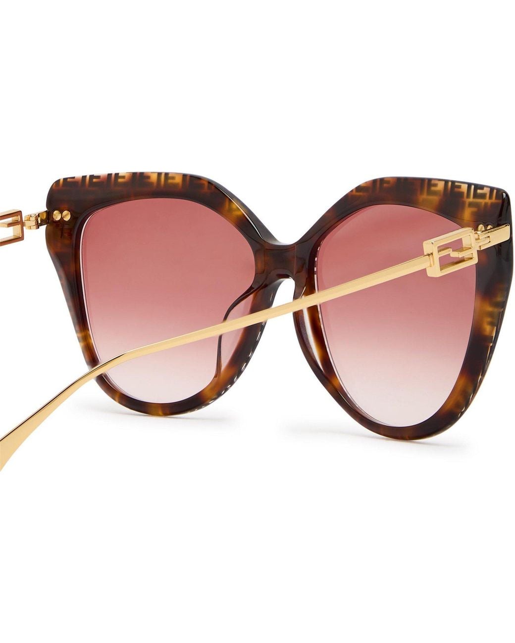 Fendi Pink Logo Sunglasses