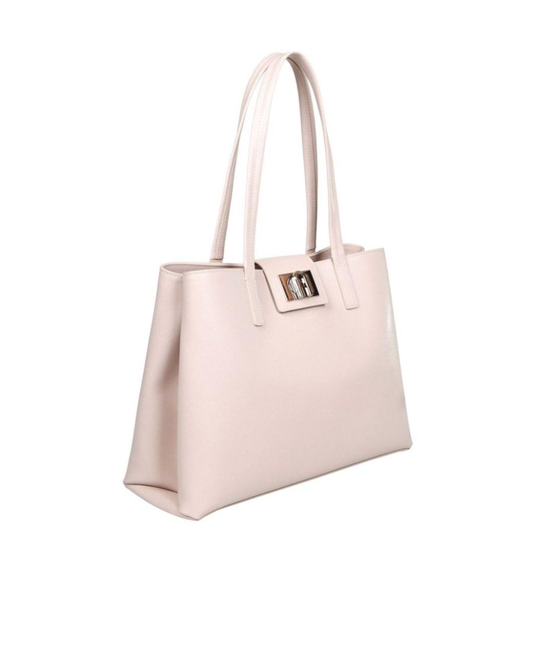 Furla Pink 1927 Leather Tote Bag