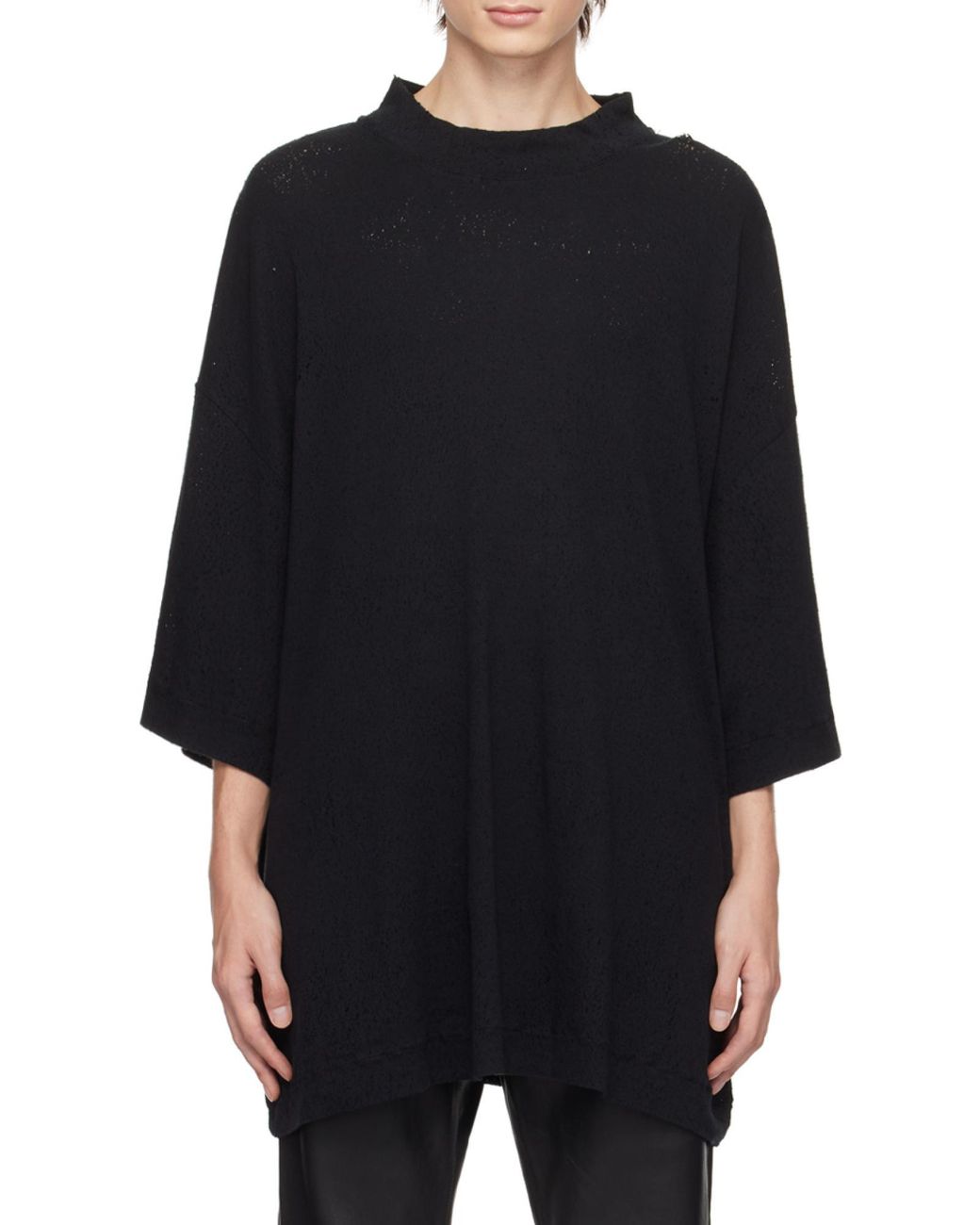 1017 ALYX 9SM Black 1017 9Sm Distressed Oversized T-Shirt for men