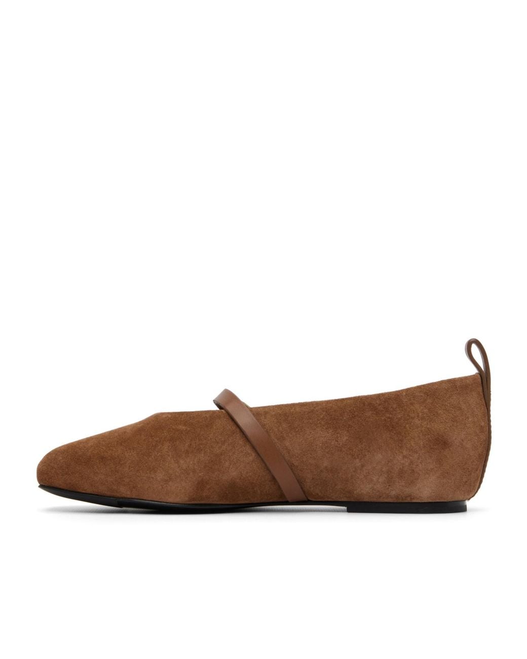 Rag & Bone Brown Spire Suede Mary Jane Flats