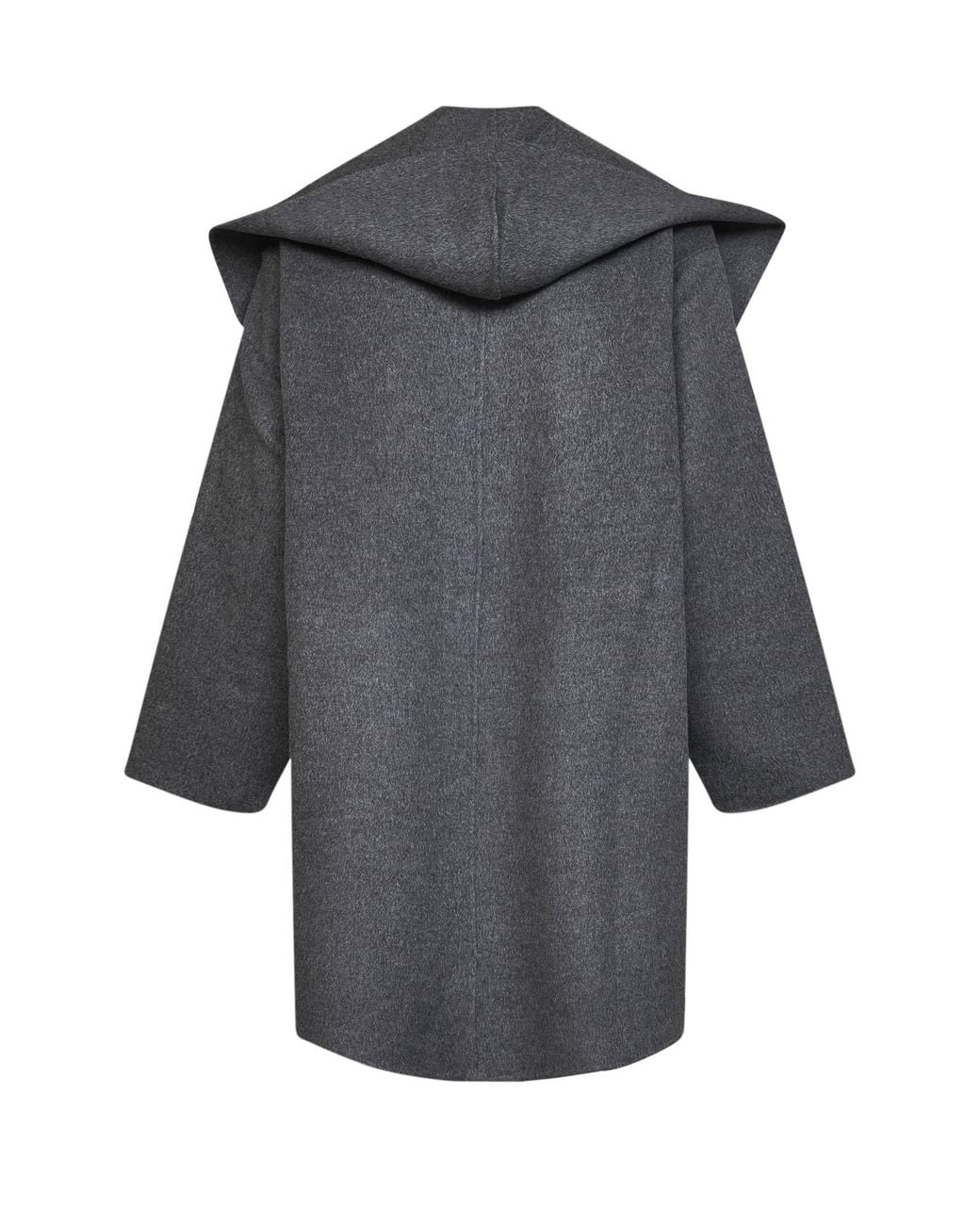 Totême Gray Totême Oversized Hooded Coat