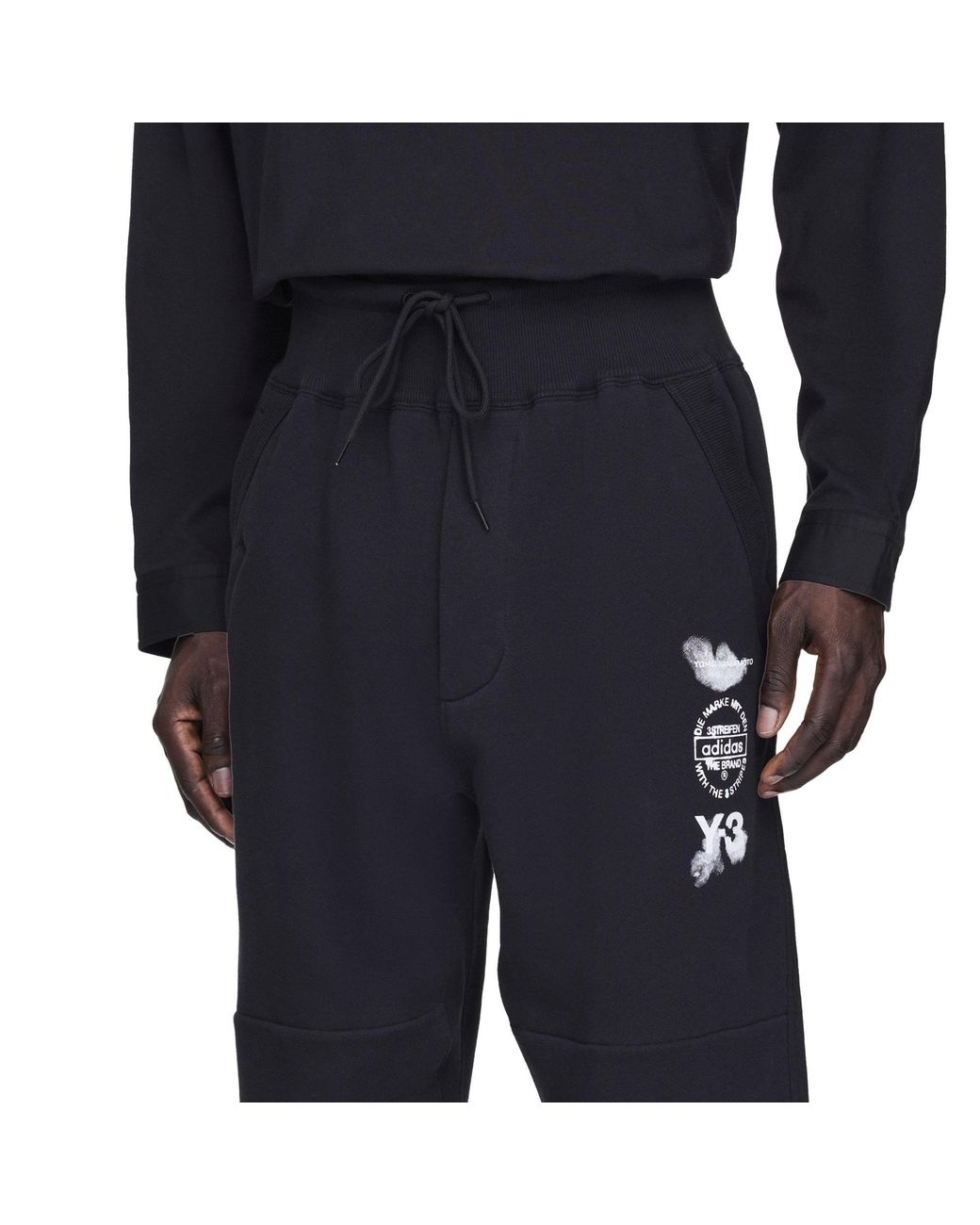 Y-3 Black Versatile, Comfortable Casual Sports Pants for men