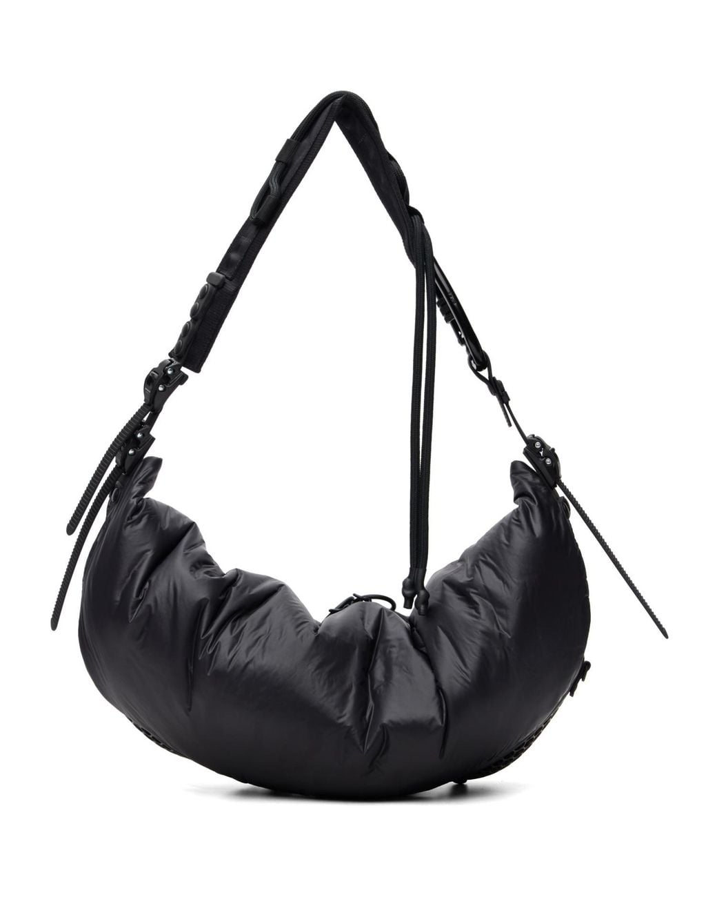 Innerraum Black Object Shoulder Bag for men