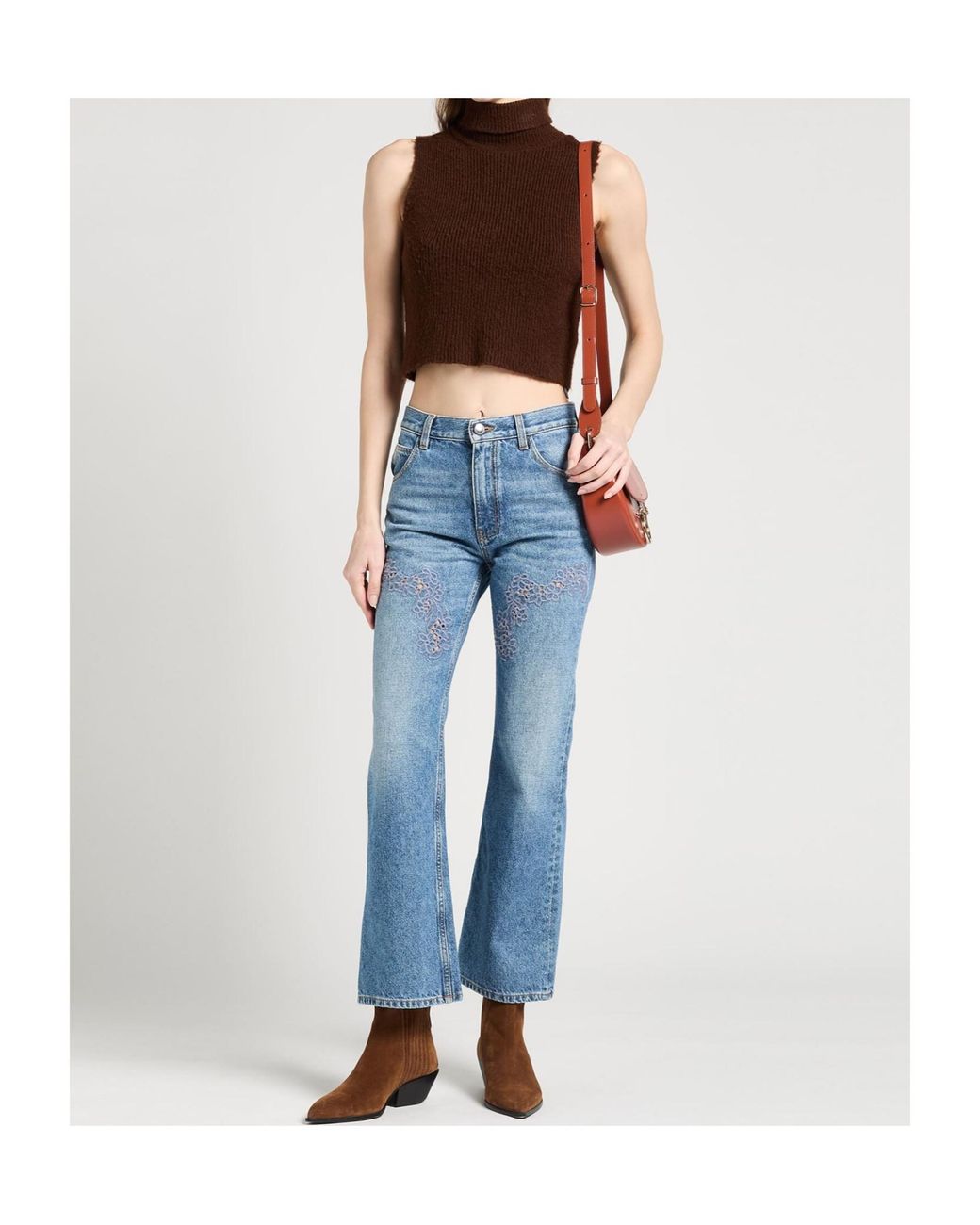 Chloé Blue Denim Trousers