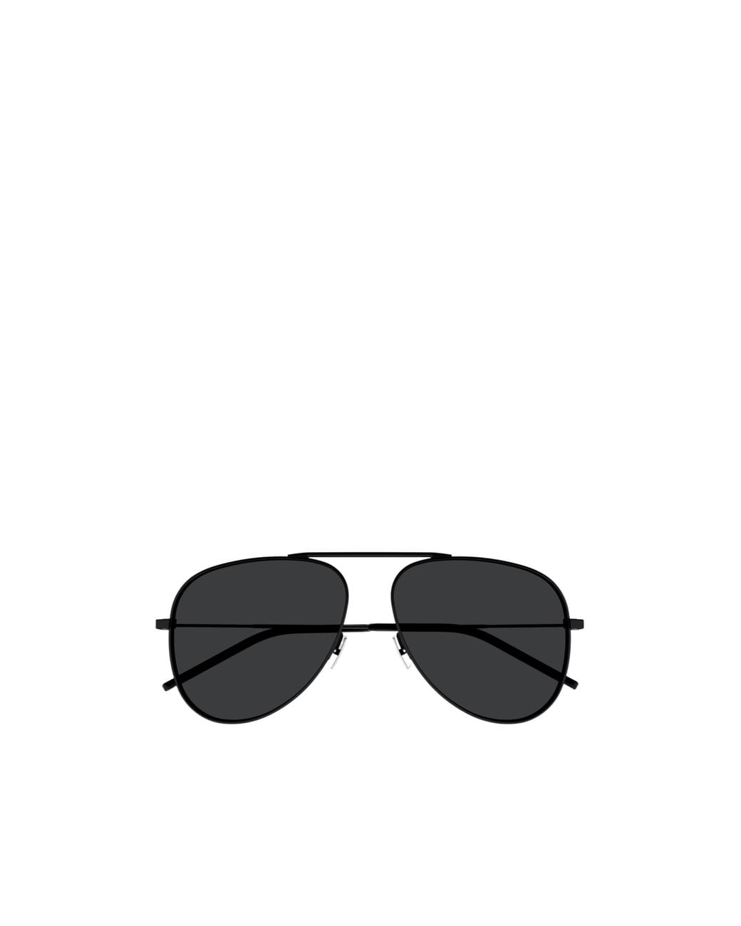 Saint Laurent Black Full Frame Logo Sunglasses for men