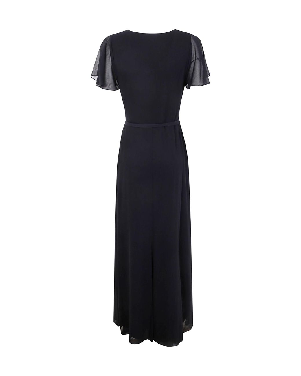 Ralph Lauren Black Lauren Flared Cut Maxi Dress