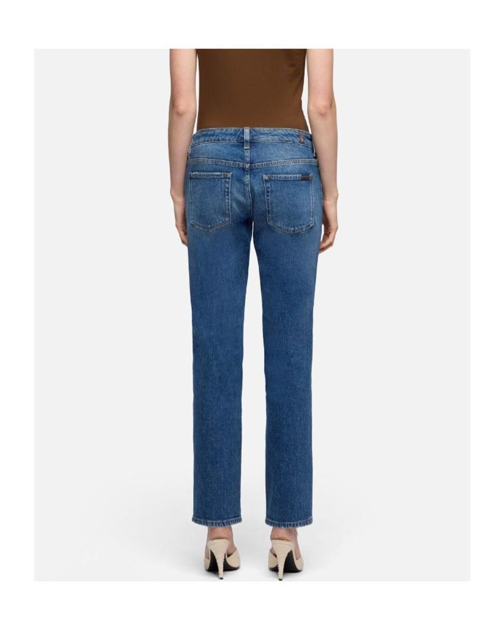 7 For All Mankind Blue Low Cigarette