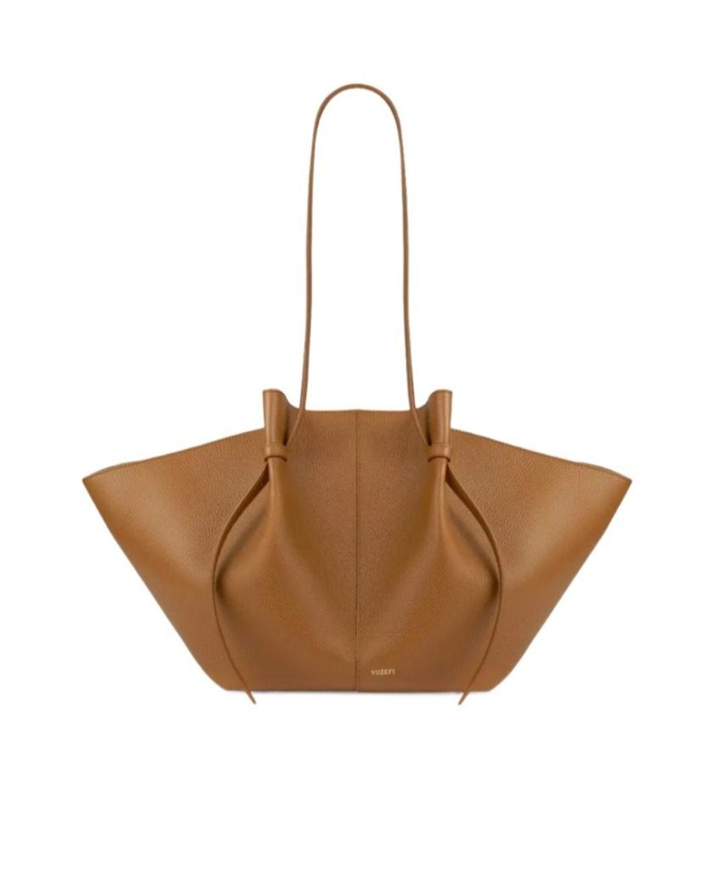 Yuzefi Brown Large Mochi Knotted Tote Bag