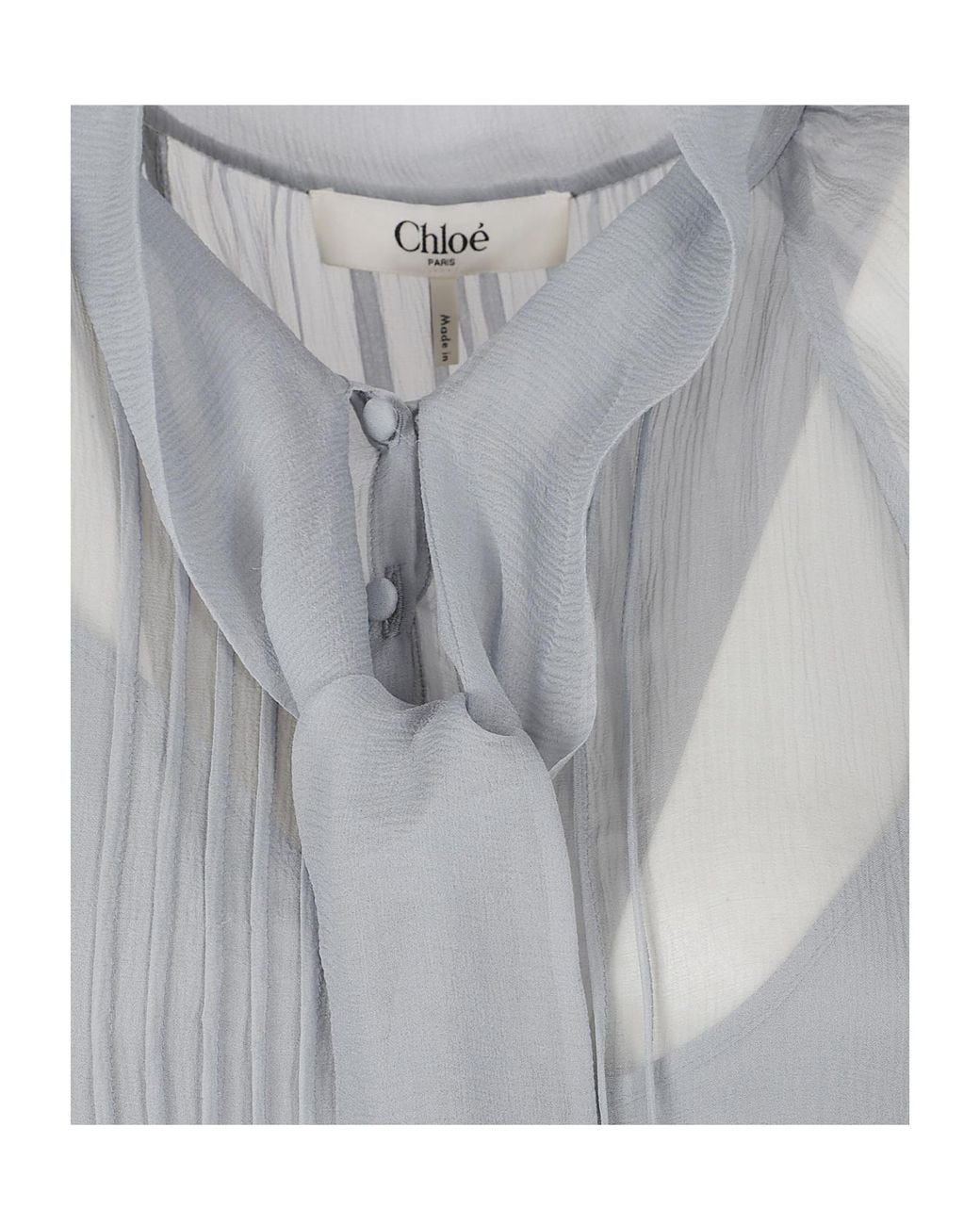 Chloé Gray Chloé Fluid Long Dress