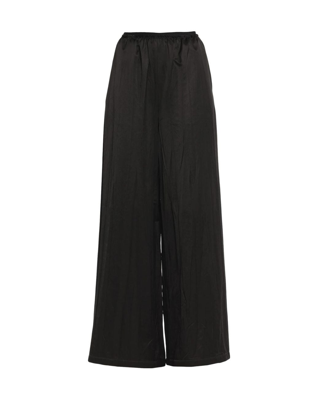 MM6 by Maison Margiela Black Oversized Straightleg Trousers