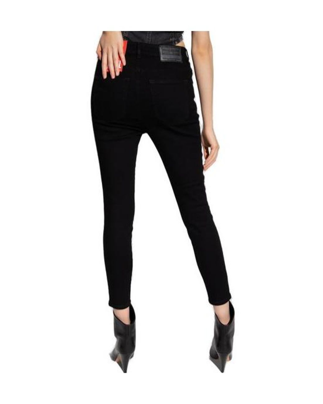 DIESEL Black 1984 Slandy-High Fitted Jeans