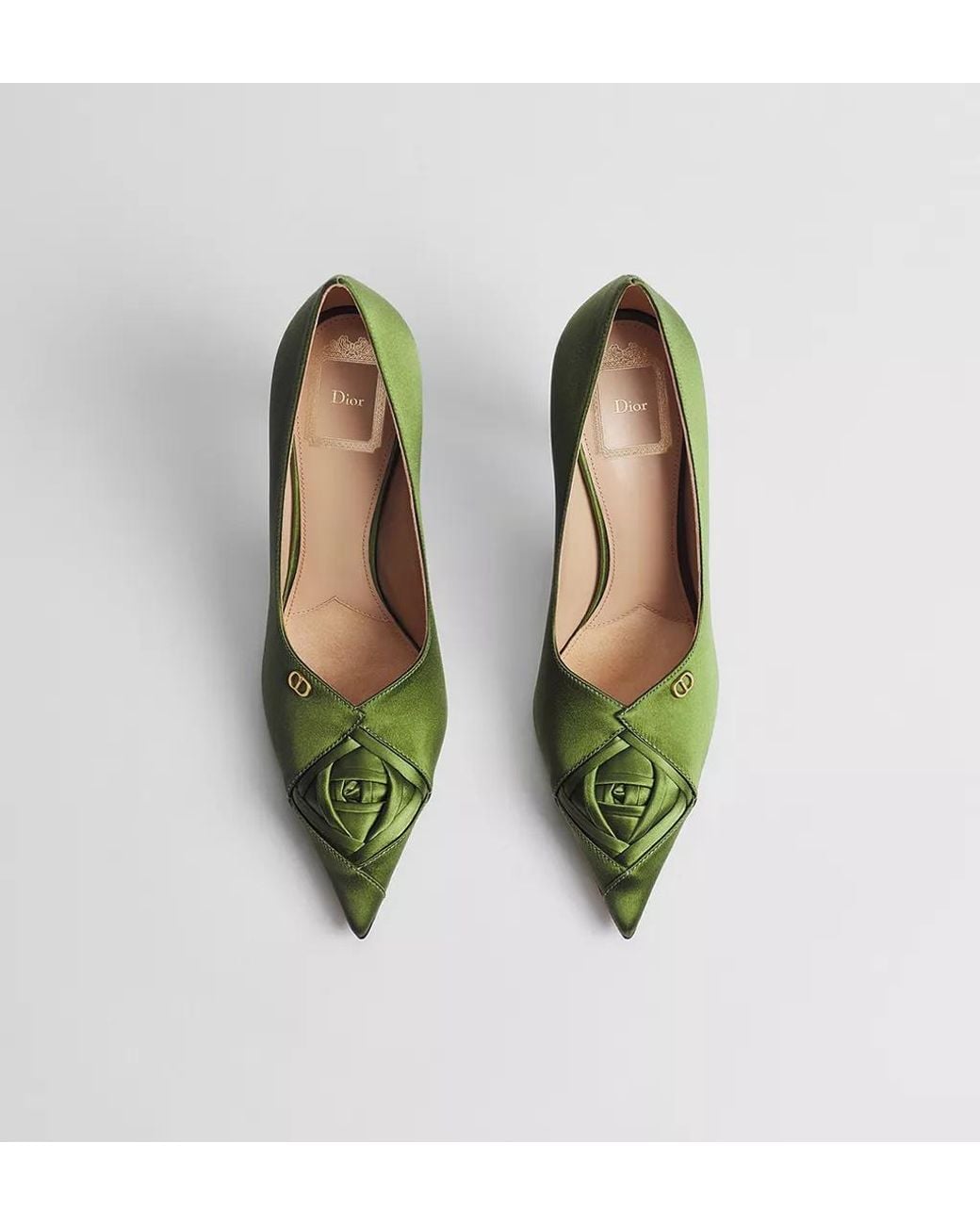 Dior Green Rose Pump