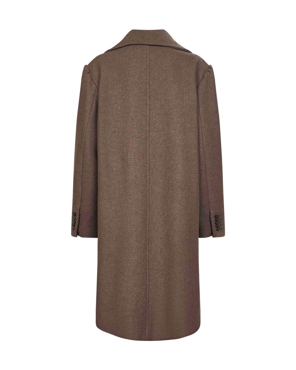 Dries Van Noten Brown Long Sleeve Coat