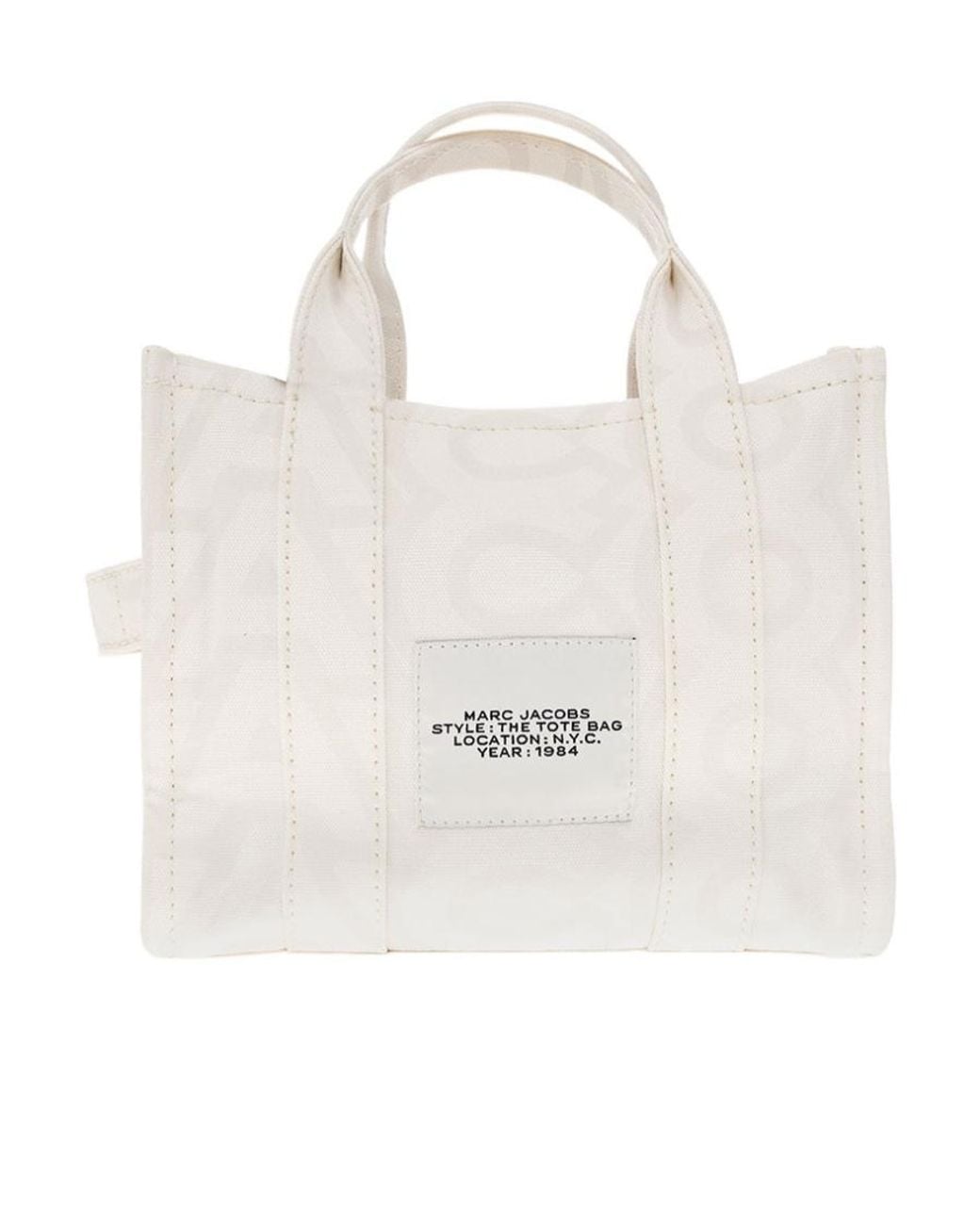 Marc Jacobs White Logo Shoulder Bag