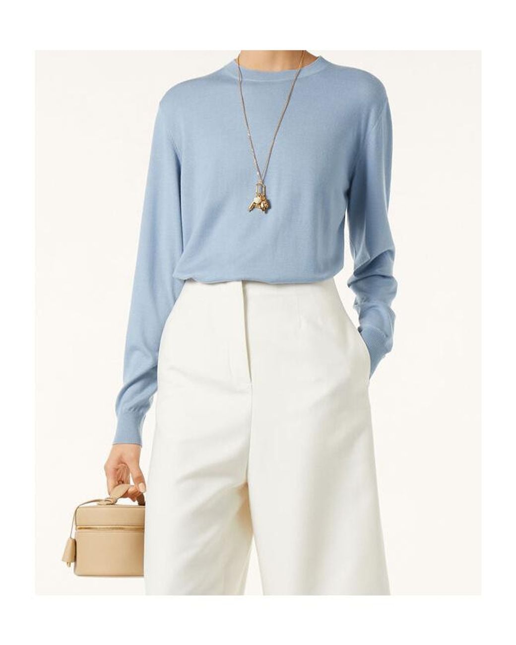 Loro Piana Blue Royal Lightness Crewneck