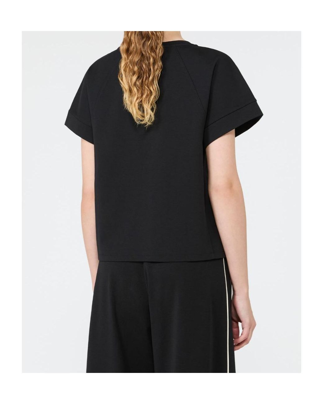 Weekend by Maxmara Black Short-Sleeved T-Shirt