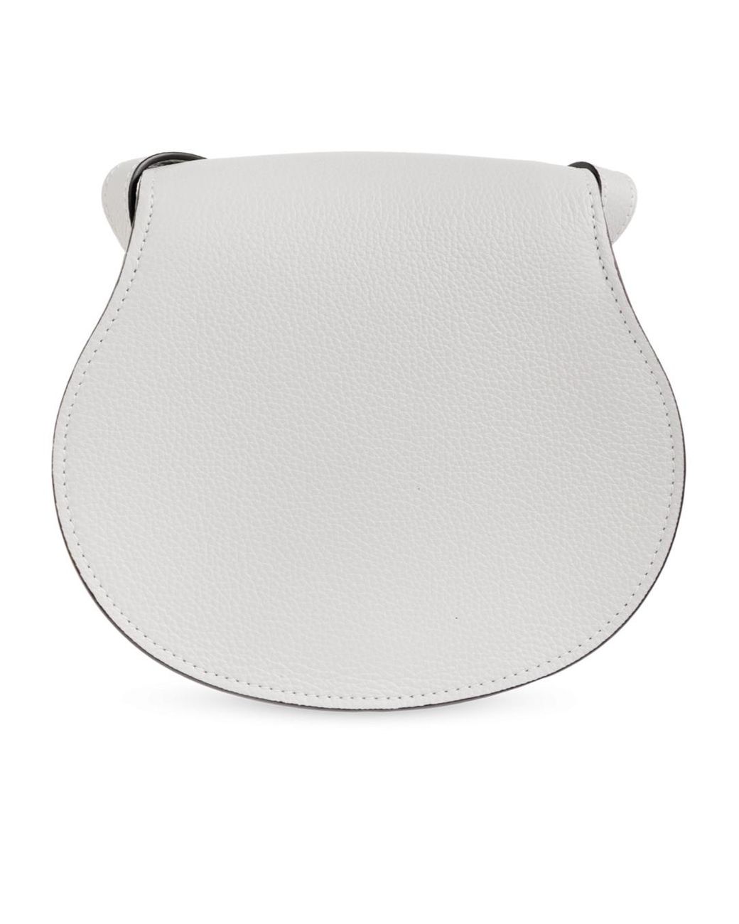 Chloé Gray Chloé Marcie Foldover Small Saddle Bag