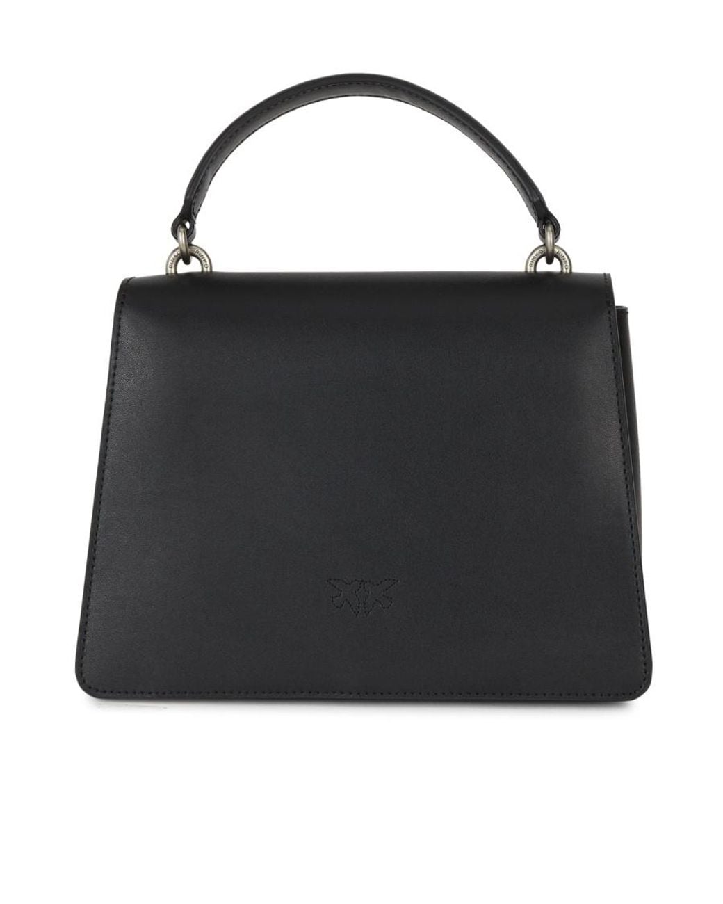 Pinko Black Classic Love One Top Handle Bag