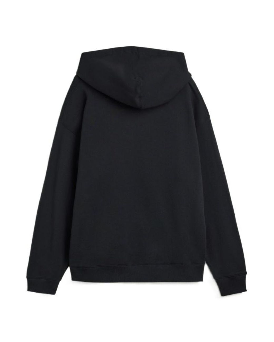 Y-3 Black French Terry Liquid Logo Hoodie for men