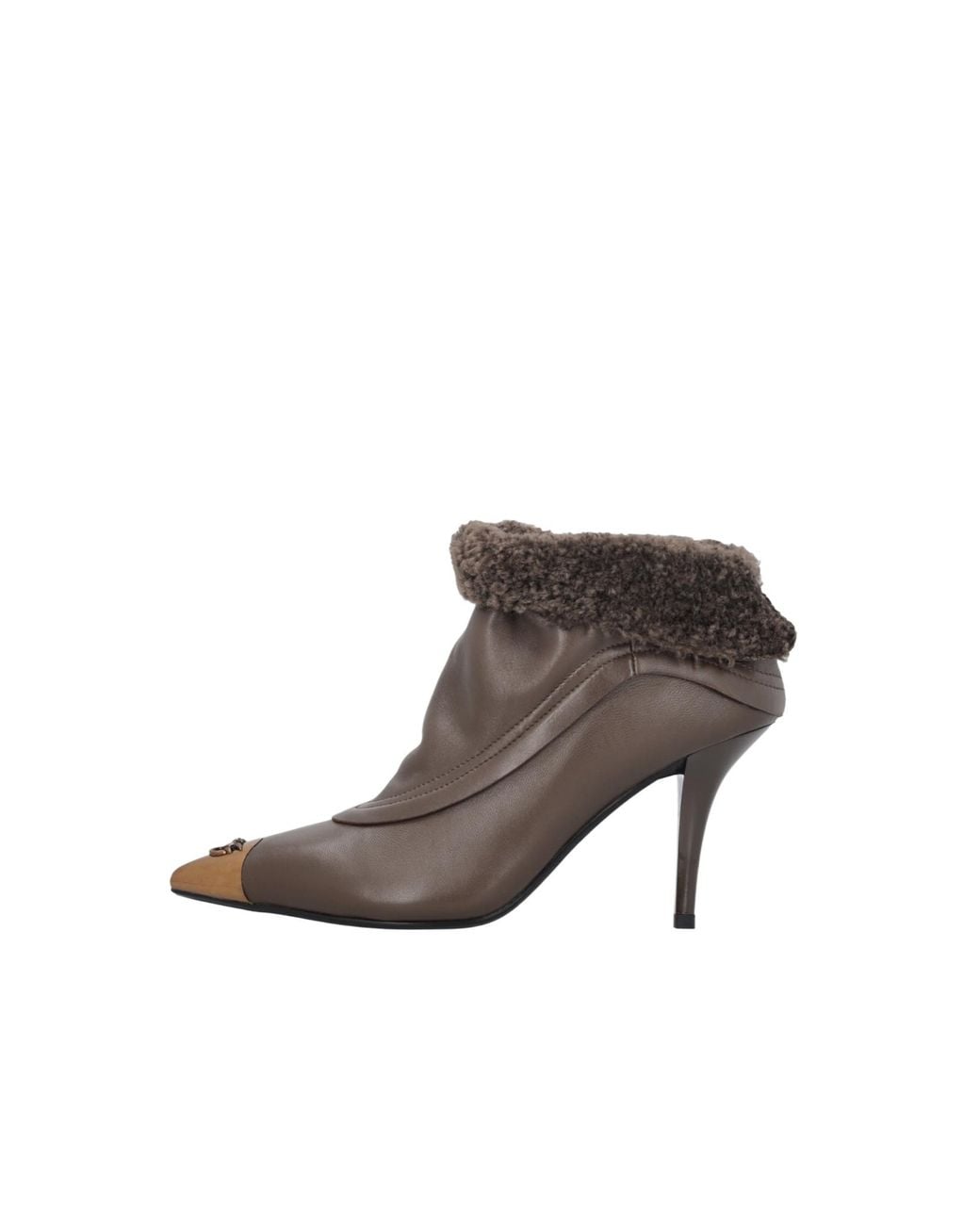 Pinko Brown 70Mm Lucy 25 Boots