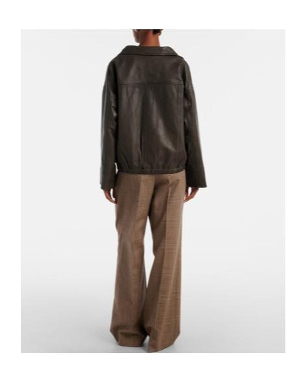 Rohe Brown Leather Jacket