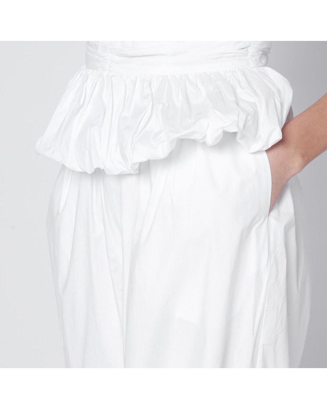 ROTATE BIRGER CHRISTENSEN White Balloon Trousers