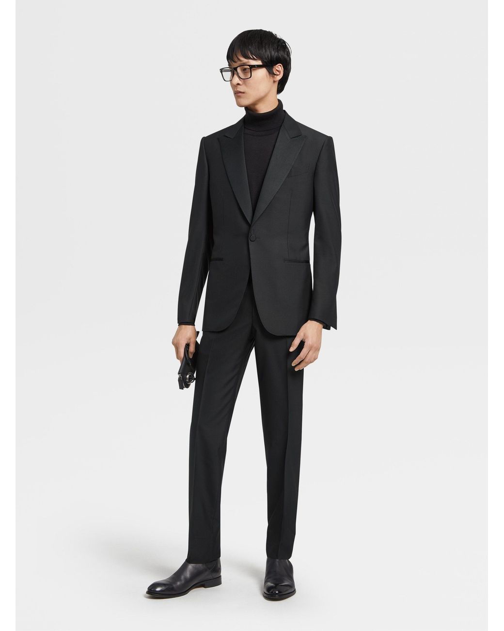 Zegna Black Trofeo 600 Tailored Evening Suit for men